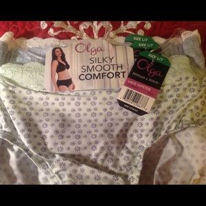 🍀Olga Without a Stitch lace hipsters 🍀NWT